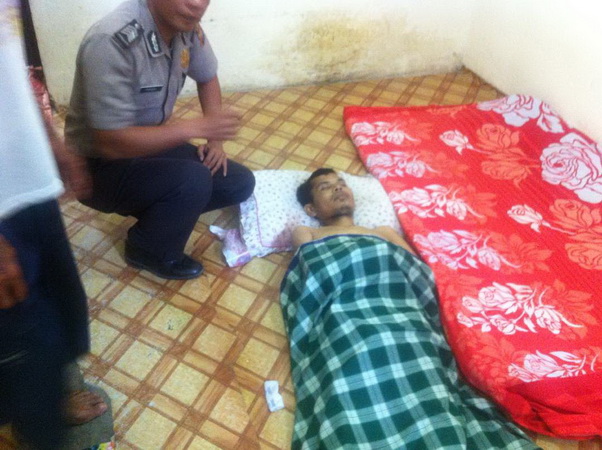 Geger! Warga Tapung Ditemukan Tewas Bunuh Diri